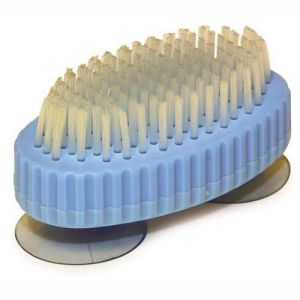 Nail/denture brush with suction - Sun-Shine