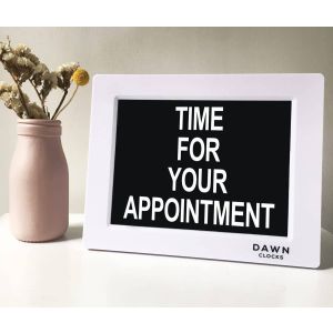Dementia, Calendar & Reminder Clock - Dawn Clocks, appointment reminder