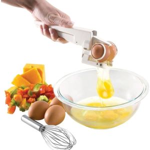 One handed Egg Cracker and separator