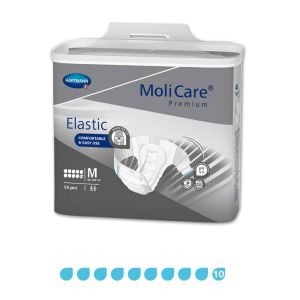 molicare premium elastic - 10 drops - quality incontinence product