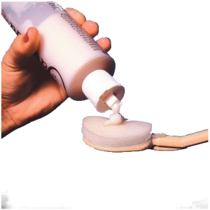 Use of the Lotion Applicator with Replaceable Sponge - Homecraft