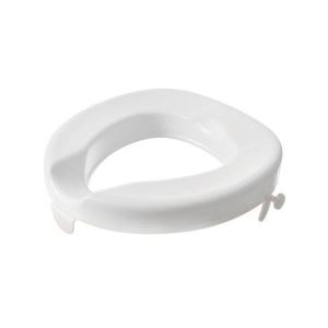 Raised Toilet Seat by Savanah - no lid, toilet aid that adds 5 cm to your toilet