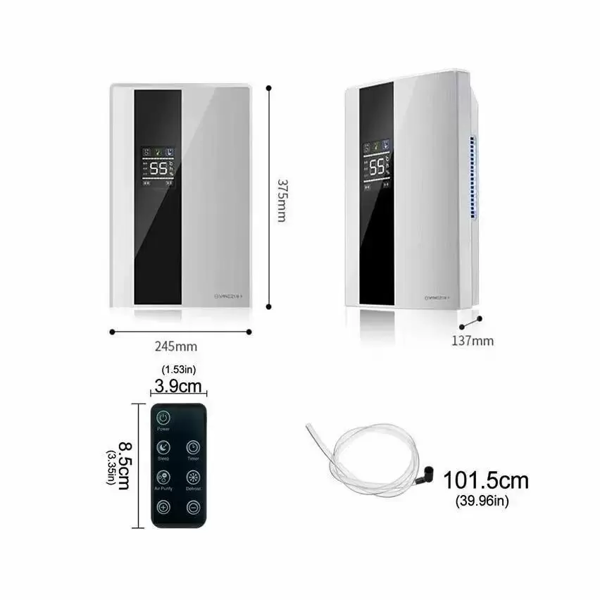 Dehumidifier with store air purifier combo