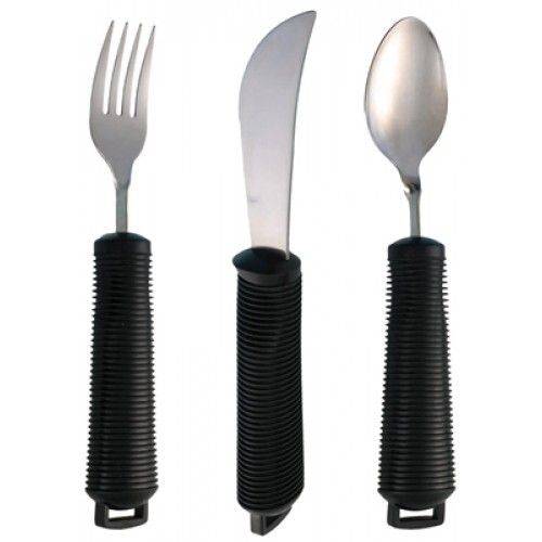 Bendable Cutlery Set - adaptive knife, fork and spoon