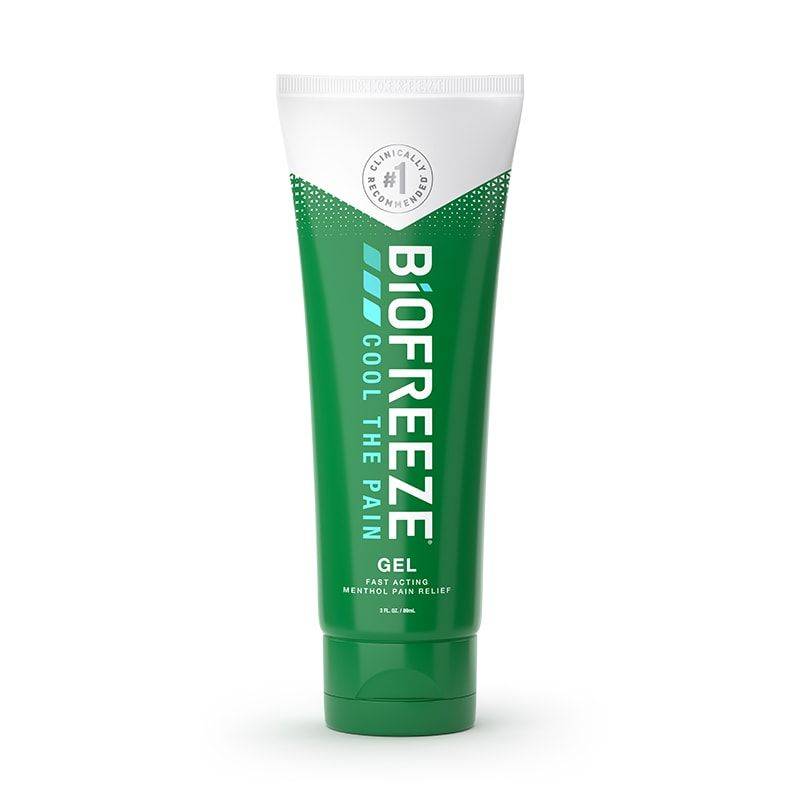 Biofreeze Pain relieving Gel, provides pain relief from sore muscles