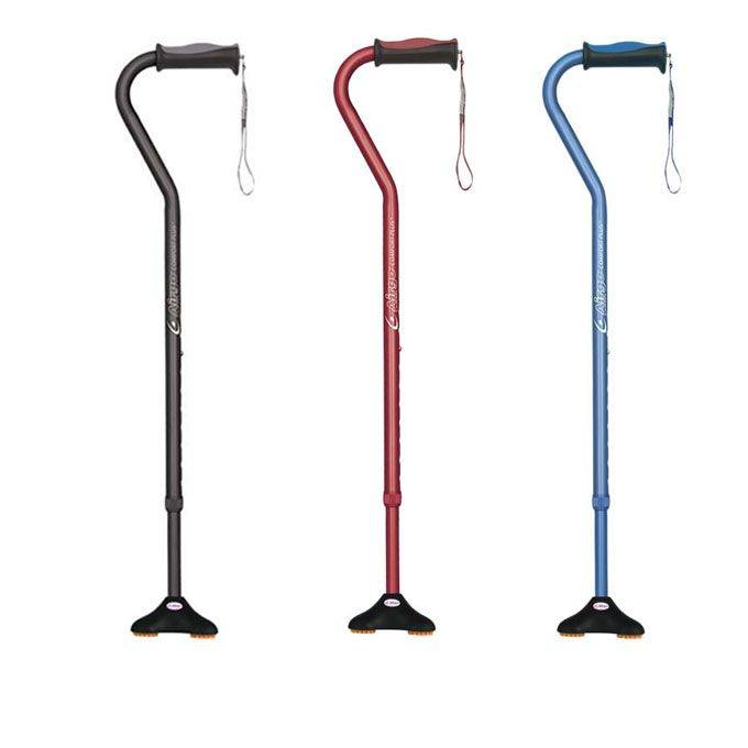 Comfort-Plus MiniQuad Cane - Airgo,  offset cane met stable base available in 3 colours 