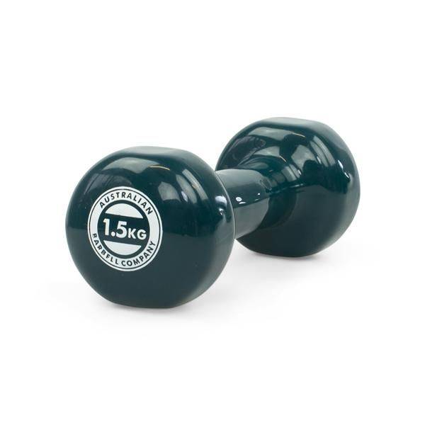 Dumbbell Vinyl Coated Metron - 1.5kg - Green hand Weight