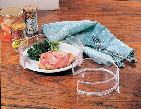 Food Plate Guard - Homecraft, clear plastic