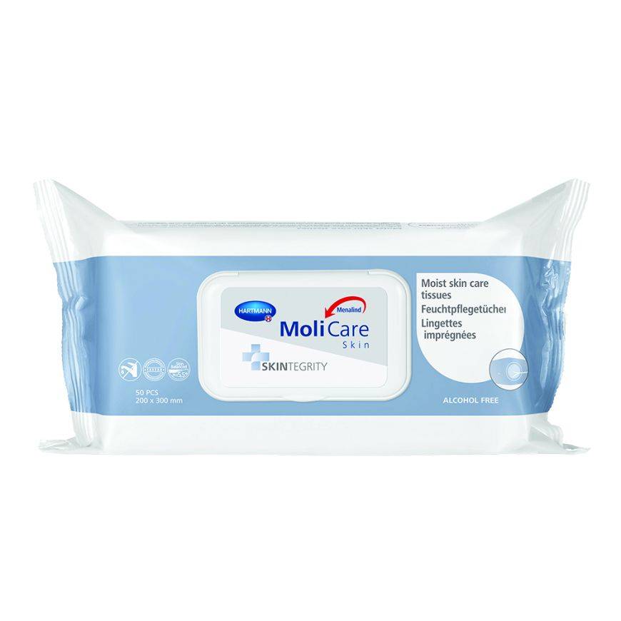 Molicare Moist Skin Care Tissues (pack of 50)