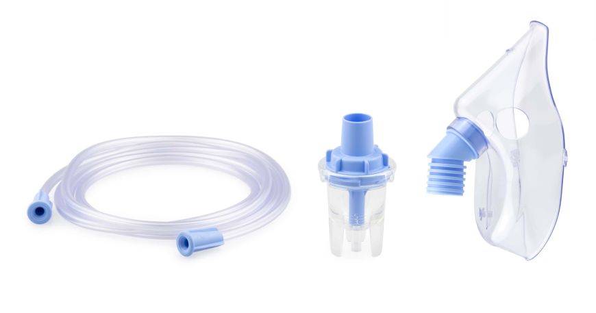 Nebuliser Kit for Adult - Able, includes a mask, tube and nebuliser bowl