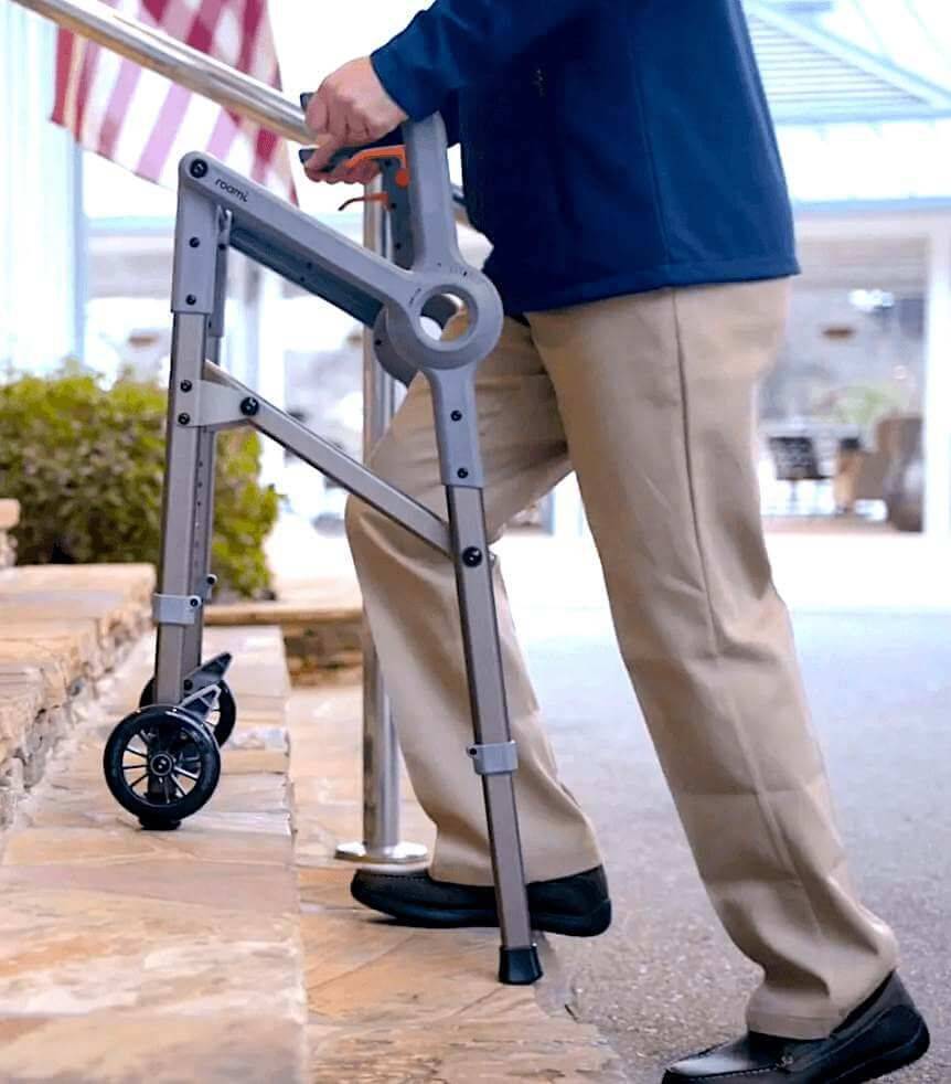 Roami Rollator & Stair Climbing Walker Stair Aids for Disabled
