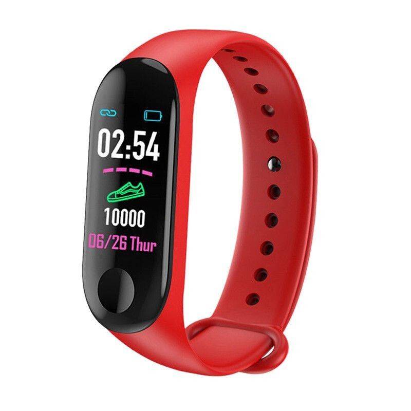 Smart Fitness Activity Tracker, Red - fitness tracker to monitor your health