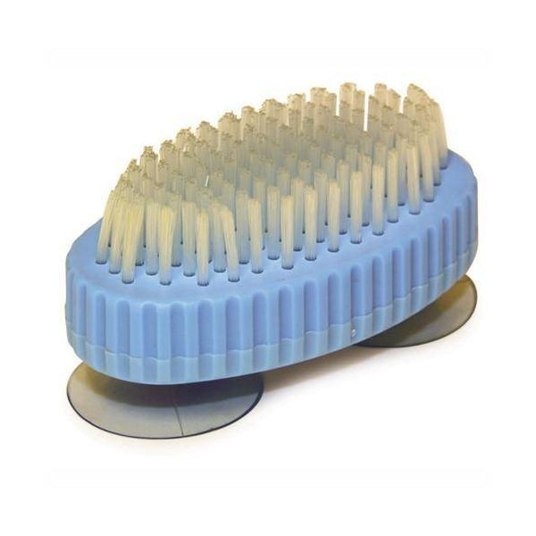 Nail/denture brush with suction - Sun-Shine