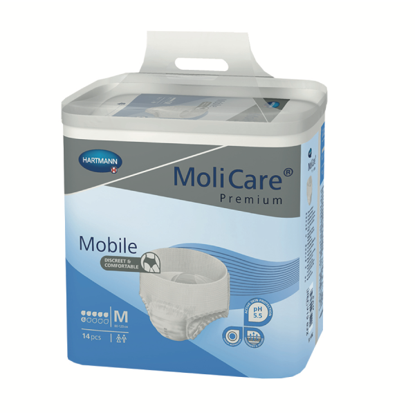 Molicare Premium Mobile 6 Drops - M, comfortable incontinence wear