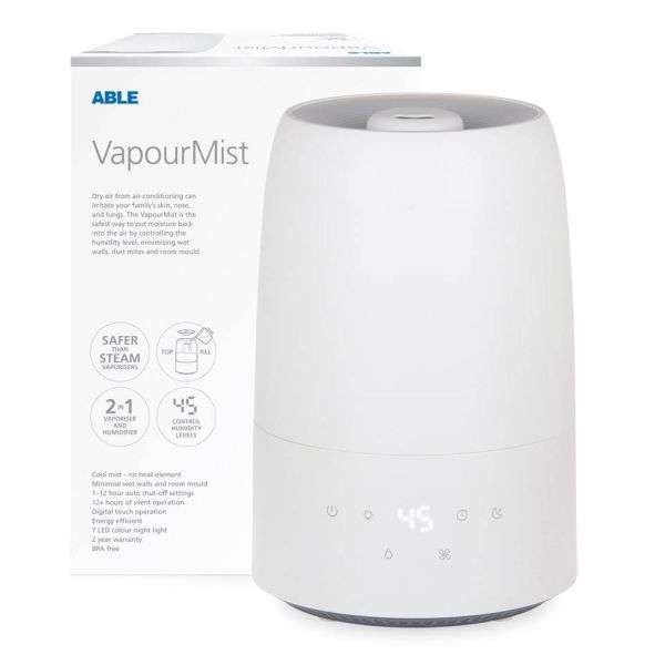 Vapourmist humidifier - Able, new model humidifier