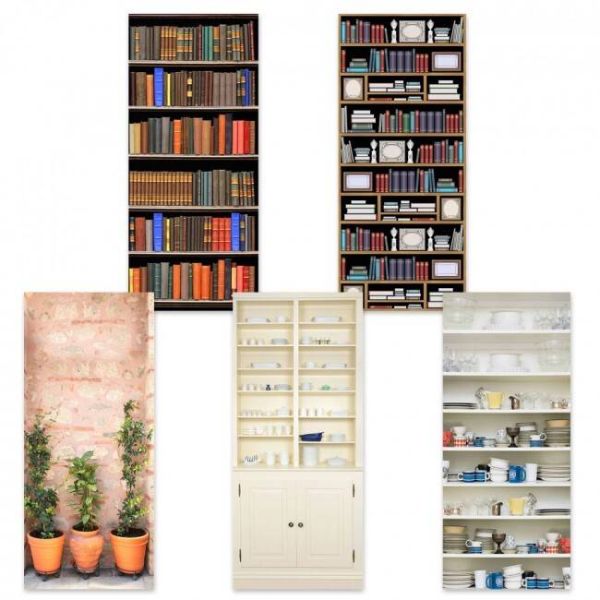 Door Stickers, disguise a door for dementia sufferers- option of 5 images