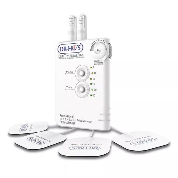 Dr Ho's Tens Machine for Pain Therapy, with 4 pads