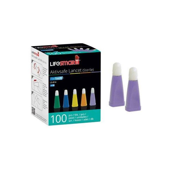 Aktivsafe Lancets - Lifesmart, sterile lancets