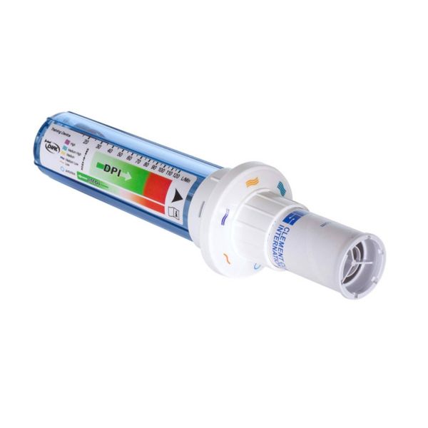 The In-check Dial Inspiratory Flow Meter - Able Asthma, respiratory training meter