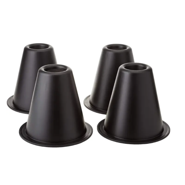 Stackable Cone Bed Risers - Homecraft, set of 4