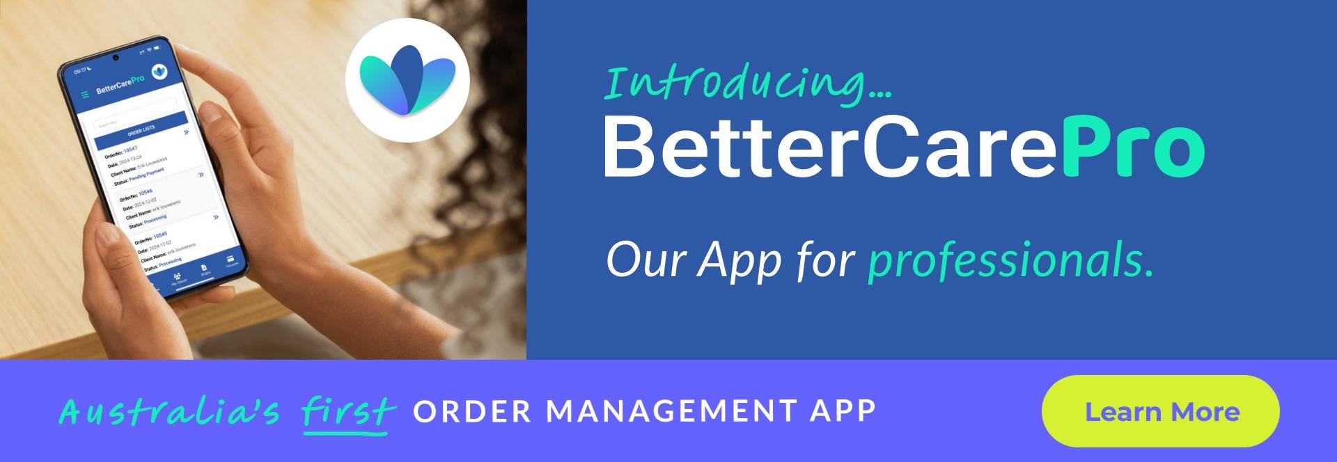 BetterCarePro for professionals