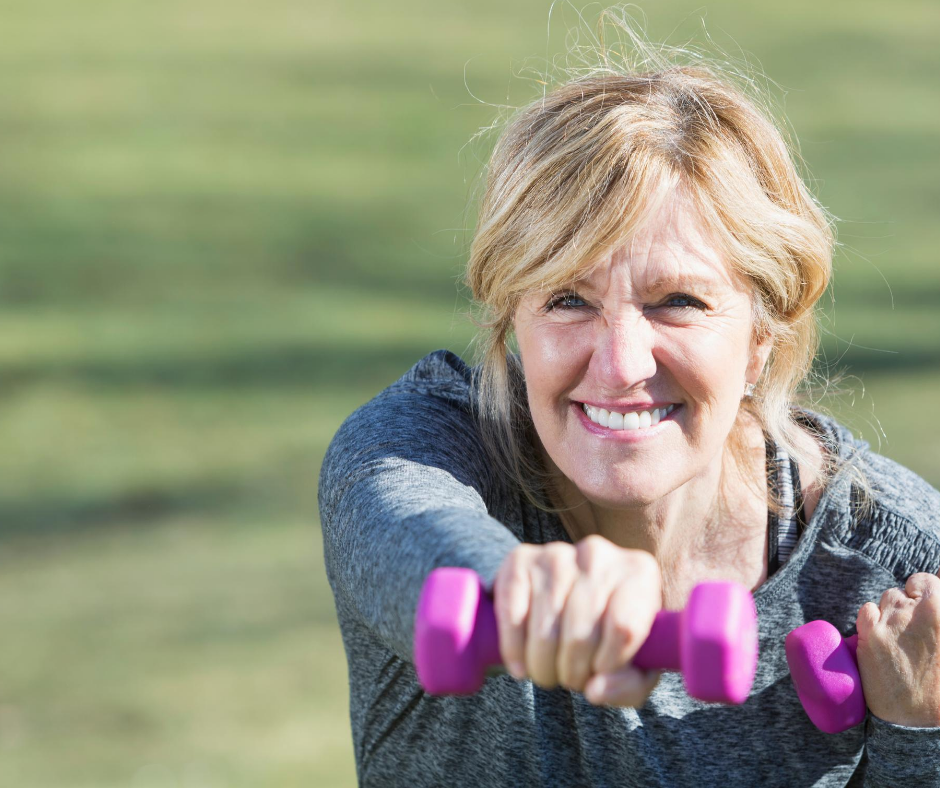 woman exercising