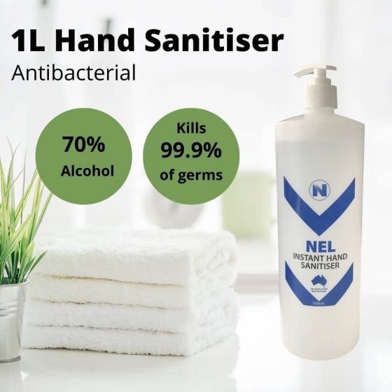 Hand sanitiser, antibacterial and made in Australia