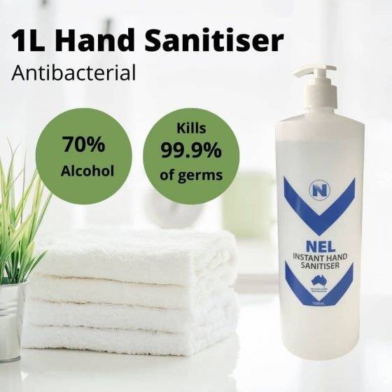 Antibacterial hand sanitiser kills 99.9% of viruses