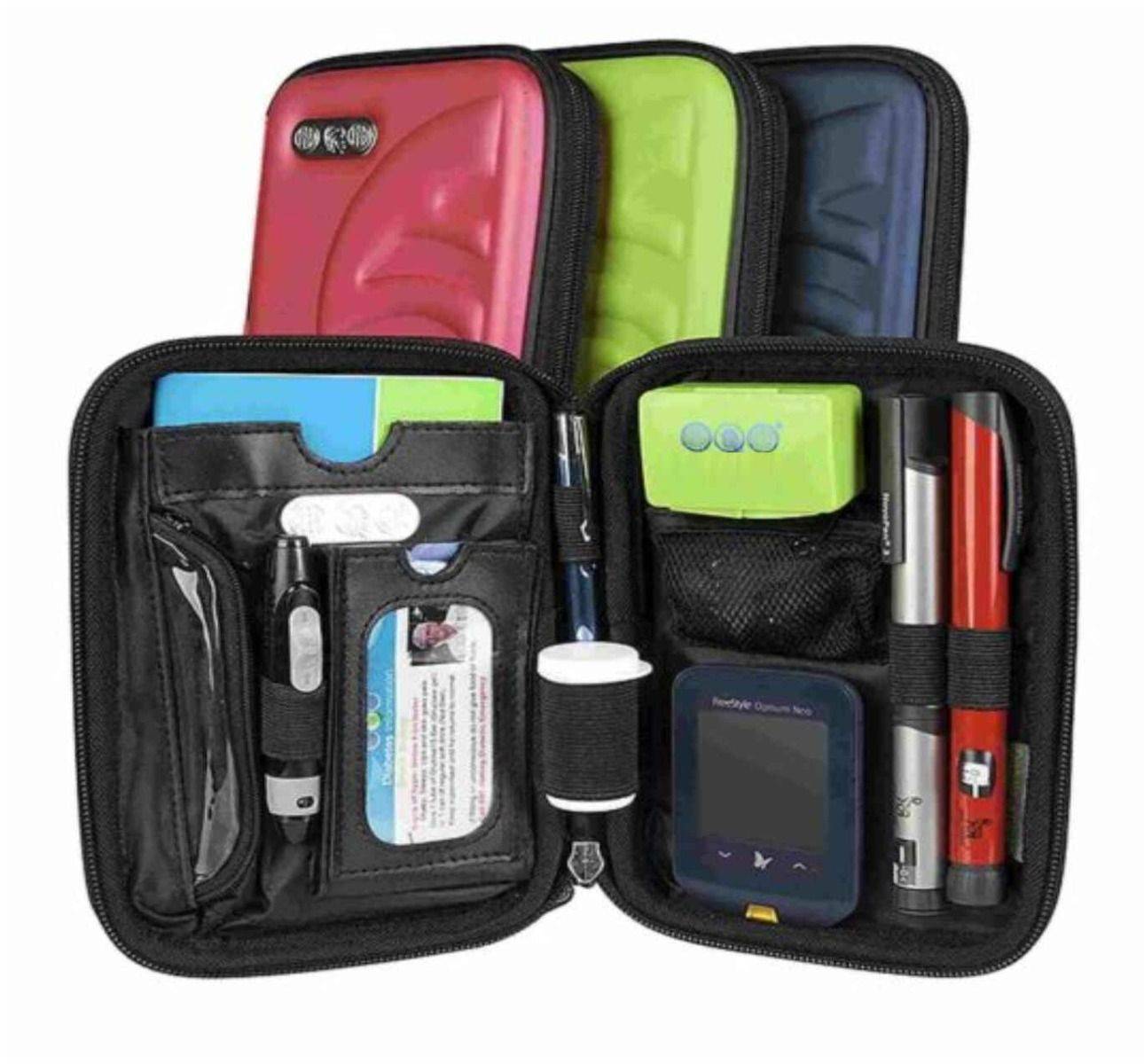 Diabetic bags with Hard Cover