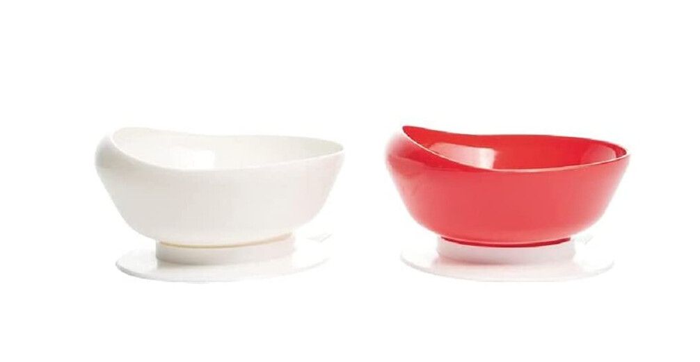 Scoop bowl in red