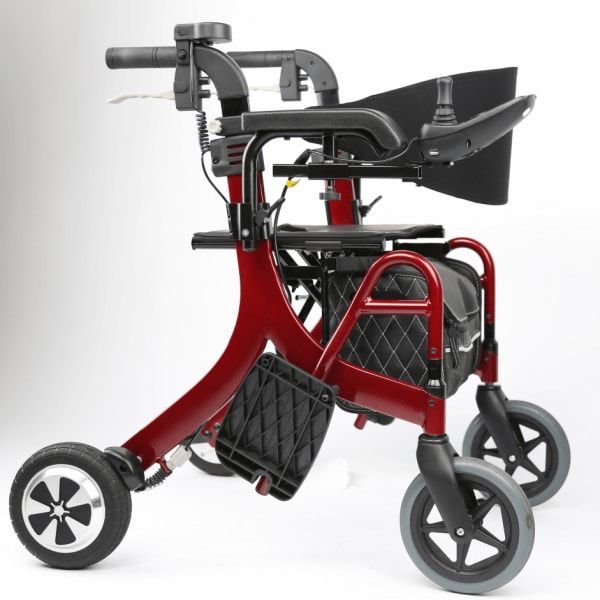 Zubu, 2-in-1 electric rollator & wheelchair